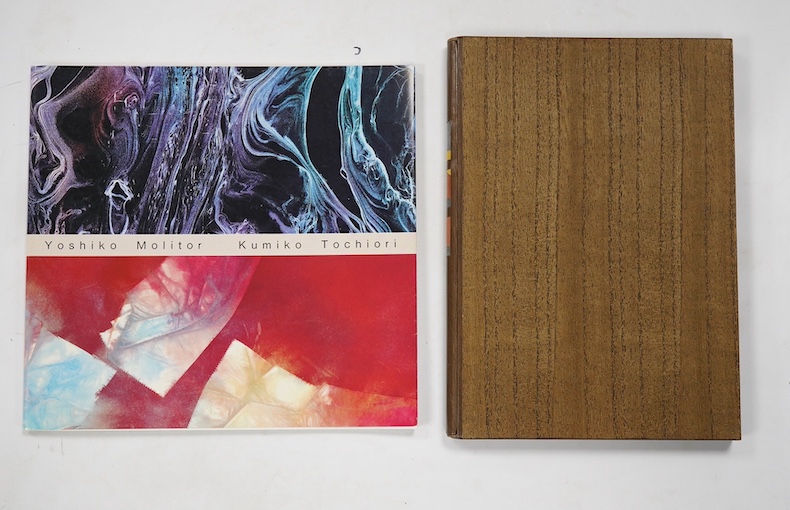 Blaber, David - Haixls, Brussels 1994, book of haiku bound by Yoshiko Molitor/Kumiko Tochiori, slip case, with related book Reliures by Patrick Nothomb (2)